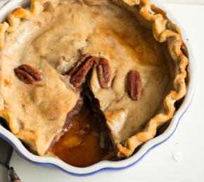 Pecan Pie with Maple Syrup Photo